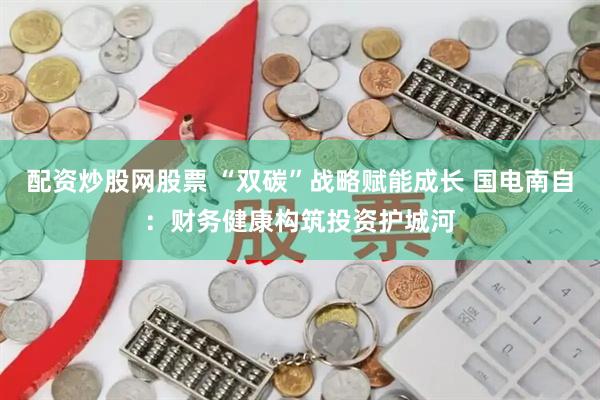 配资炒股网股票 “双碳”战略赋能成长 国电南自：财务健康构筑投资护城河