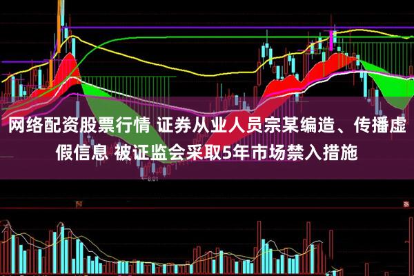 网络配资股票行情 证券从业人员宗某编造、传播虚假信息 被证监会采取5年市场禁入措施